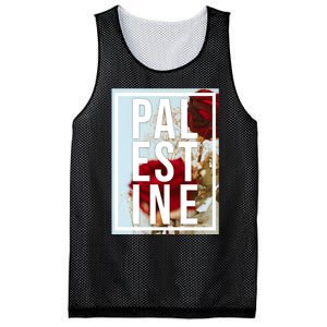 Palestine Free Palestine Free Gaza Palestine Flag Arabic Design Mesh Reversible Basketball Jersey Tank