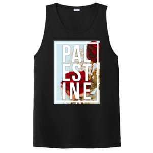 Palestine Free Palestine Free Gaza Palestine Flag Arabic Design PosiCharge Competitor Tank