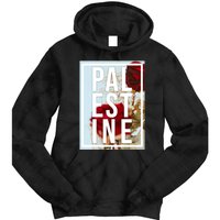 Palestine Free Palestine Free Gaza Palestine Flag Arabic Design Tie Dye Hoodie