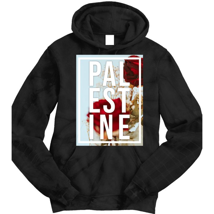 Palestine Free Palestine Free Gaza Palestine Flag Arabic Design Tie Dye Hoodie