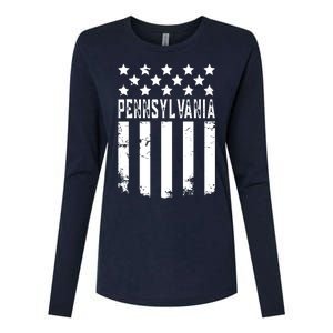 Pennsylvania Funny Womens Cotton Relaxed Long Sleeve T-Shirt