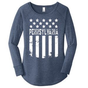 Pennsylvania Funny Women's Perfect Tri Tunic Long Sleeve Shirt