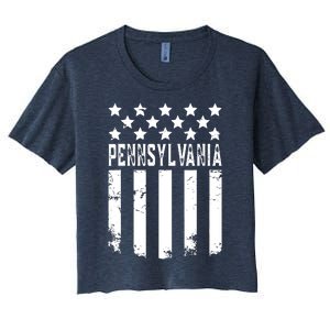 Pennsylvania Funny Women's Crop Top Tee