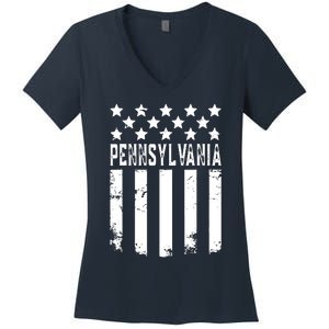 Pennsylvania Funny Women's V-Neck T-Shirt