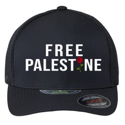 Palestine Free Palestine Free Gaza Palestine Flexfit Unipanel Trucker Cap