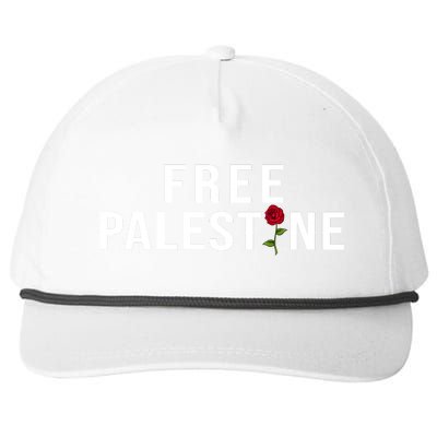 Palestine Free Palestine Free Gaza Palestine Snapback Five-Panel Rope Hat