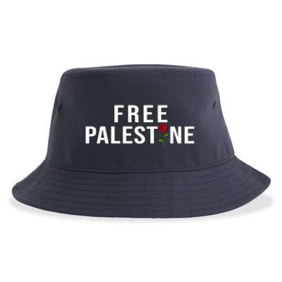 Palestine Free Palestine Free Gaza Palestine Sustainable Bucket Hat