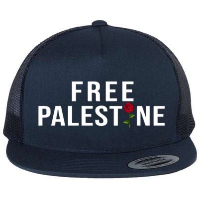 Palestine Free Palestine Free Gaza Palestine Flat Bill Trucker Hat