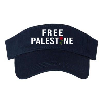 Palestine Free Palestine Free Gaza Palestine Valucap Bio-Washed Visor