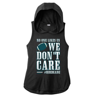 Philly Football Philadelphia Bird Gang Fly Eagles Fly Ladies PosiCharge Tri-Blend Wicking Draft Hoodie Tank