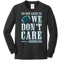 Philly Football Philadelphia Bird Gang Fly Eagles Fly Kids Long Sleeve Shirt