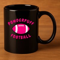 Powderpuff Football 11oz C Handle Ceramic Mug