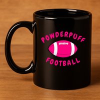 Powderpuff Football 11oz C Handle Ceramic Mug