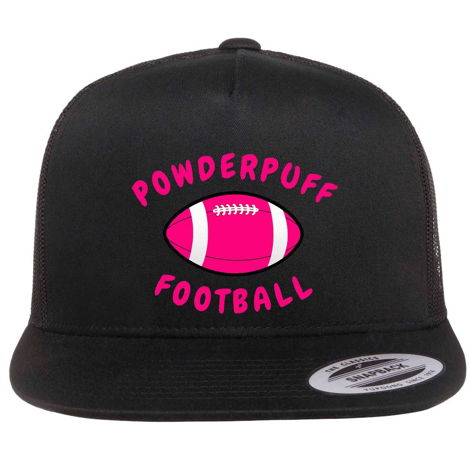 Powderpuff Football Flat Bill Trucker Hat