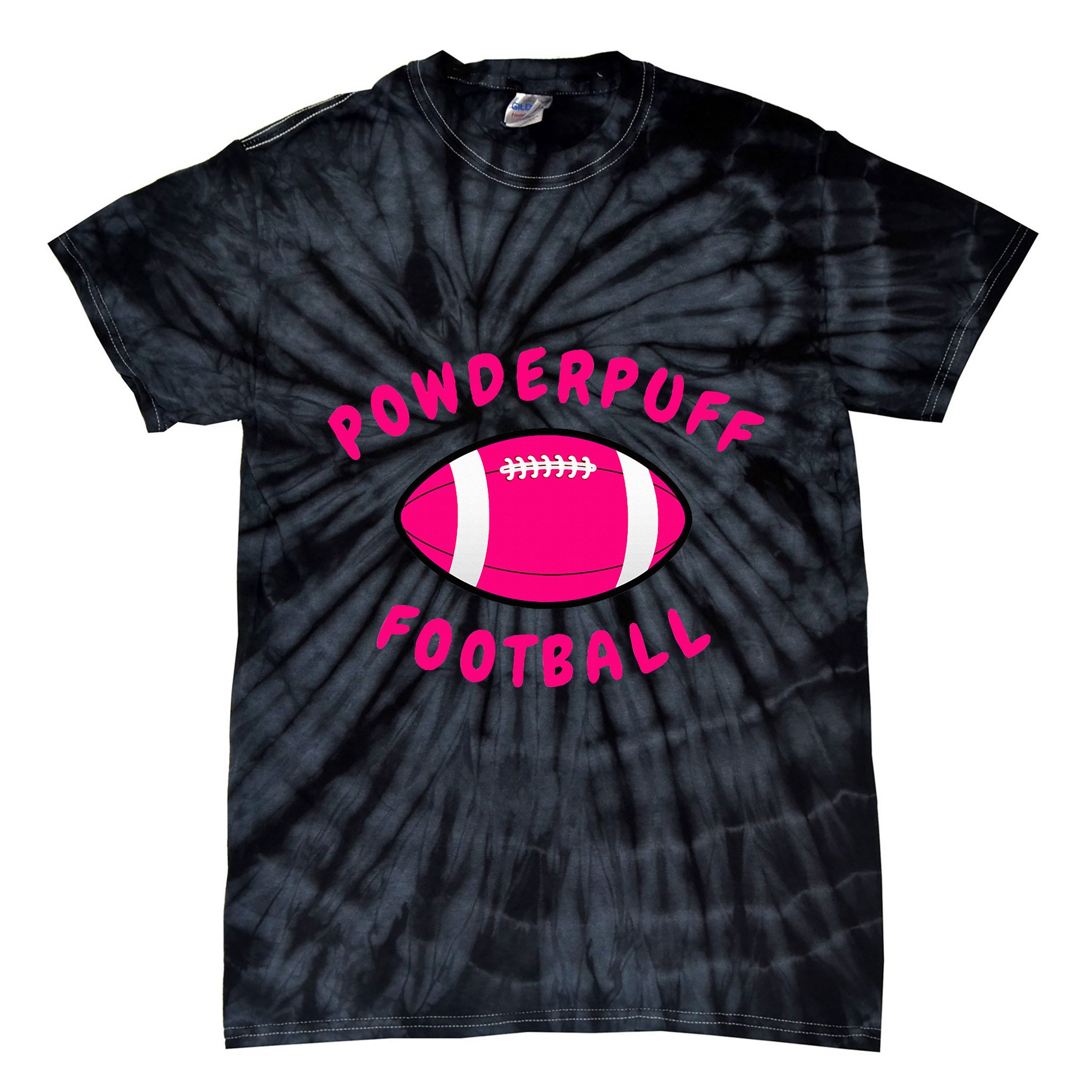 Powderpuff Football Tie-Dye T-Shirt