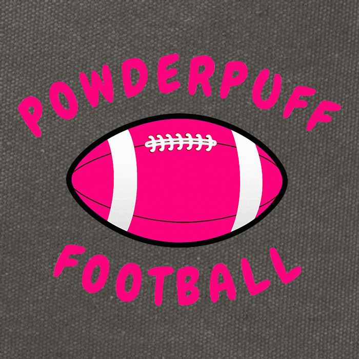 Powderpuff Football Cotton Canvas Backpack