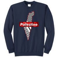 Palestine Free Palestine In Arabic Free Gaza Palestine Flag Vintage Sweatshirt