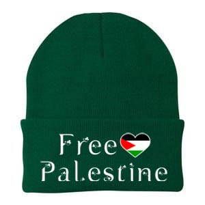 Palestine Free Palestine Free Gaza Heart Knit Cap Winter Beanie