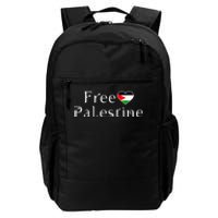 Palestine Free Palestine Free Gaza Heart Daily Commute Backpack