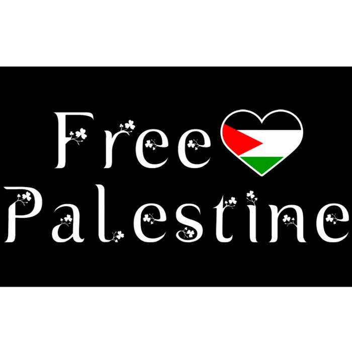 Palestine Free Palestine Free Gaza Heart Bumper Sticker