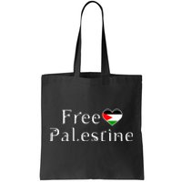 Palestine Free Palestine Free Gaza Heart Tote Bag