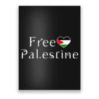 Palestine Free Palestine Free Gaza Heart Poster