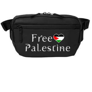 Palestine Free Palestine Free Gaza Heart Crossbody Pack