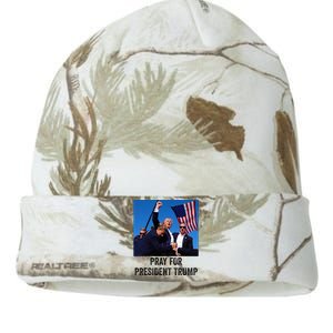 Pray For President Trump God Bless President Trump Kati Licensed 12" Camo Beanie