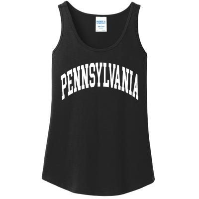 Pennsylvania Funny Ladies Essential Tank