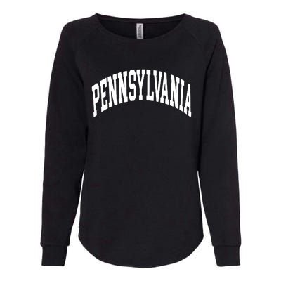 Pennsylvania Funny Womens California Wash Sweatshirt