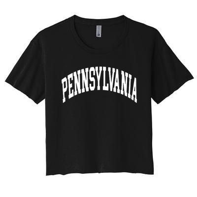 Pennsylvania Funny Women's Crop Top Tee