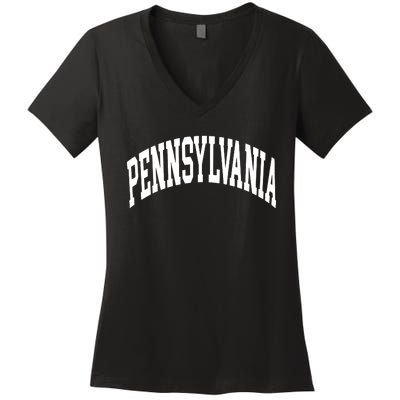 Pennsylvania Funny Women's V-Neck T-Shirt