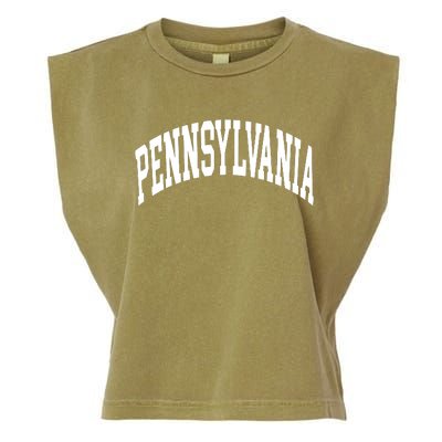 Pennsylvania Funny Garment-Dyed Women's Muscle Tee