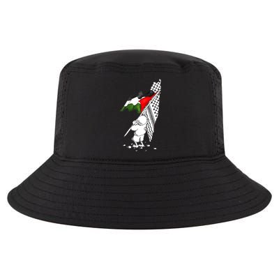 Palestine Free Palestine In Arabic Free Gaza Palestine Strong Cool Comfort Performance Bucket Hat