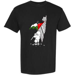 Palestine Free Palestine In Arabic Free Gaza Palestine Strong Garment-Dyed Heavyweight T-Shirt