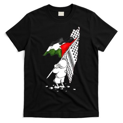 Palestine Free Palestine In Arabic Free Gaza Palestine Strong T-Shirt