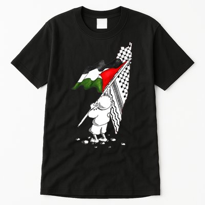 Palestine Free Palestine In Arabic Free Gaza Palestine Strong Tall T-Shirt