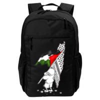 Palestine Free Palestine In Arabic Free Gaza Palestine Strong Daily Commute Backpack