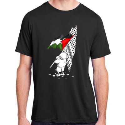 Palestine Free Palestine In Arabic Free Gaza Palestine Strong Adult ChromaSoft Performance T-Shirt