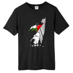 Palestine Free Palestine In Arabic Free Gaza Palestine Strong Tall Fusion ChromaSoft Performance T-Shirt