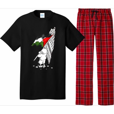 Palestine Free Palestine In Arabic Free Gaza Palestine Strong Pajama Set