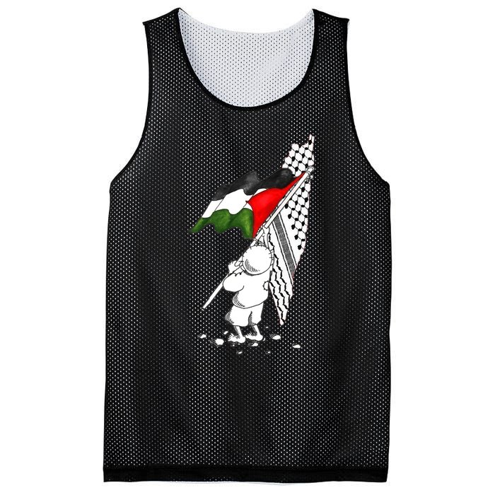 Palestine Free Palestine In Arabic Free Gaza Palestine Strong Mesh Reversible Basketball Jersey Tank