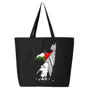 Palestine Free Palestine In Arabic Free Gaza Palestine Strong 25L Jumbo Tote