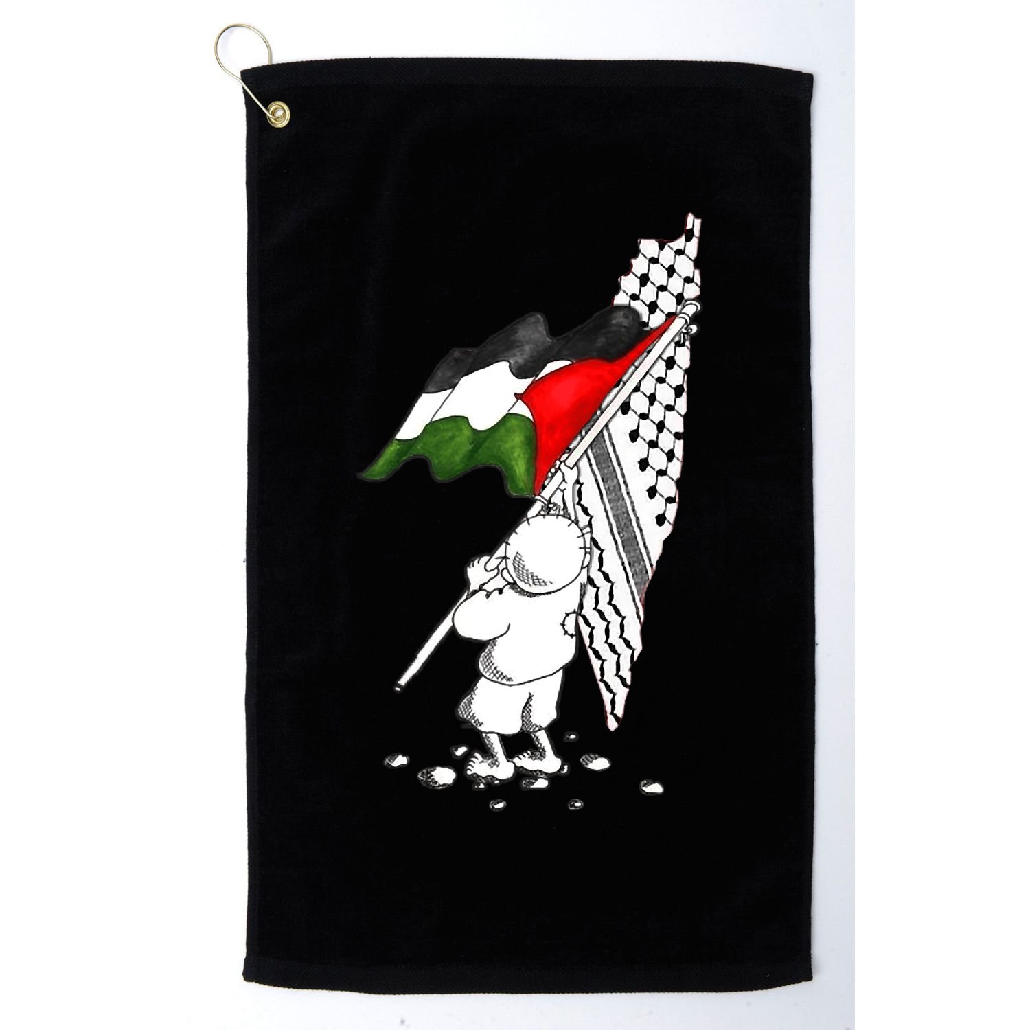 Palestine Free Palestine In Arabic Free Gaza Palestine Strong Golf Towel