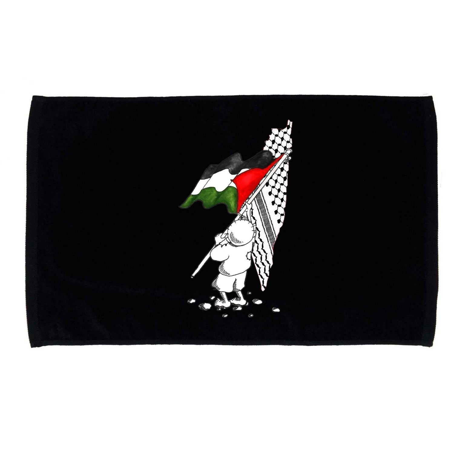 Palestine Free Palestine In Arabic Free Gaza Palestine Strong Microfiber Hand Towel