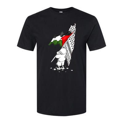 Palestine Free Palestine In Arabic Free Gaza Palestine Strong Softstyle CVC T-Shirt