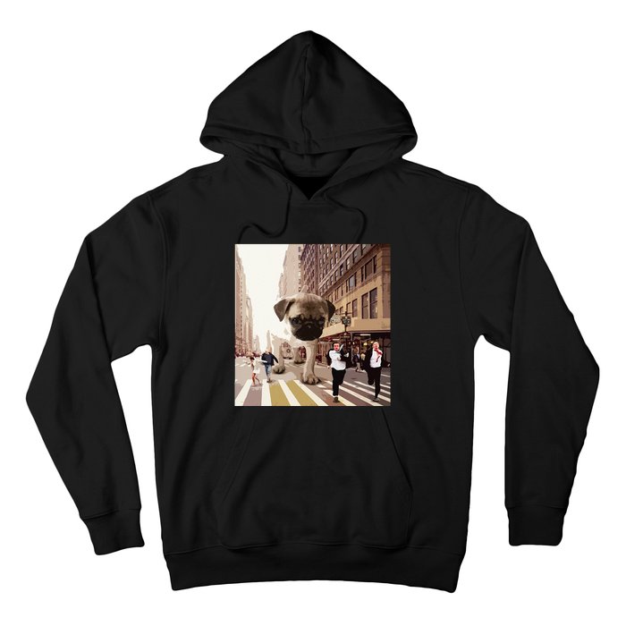 PUGZILLA Funny Pug For Dog Lovers To Halloween Hoodie