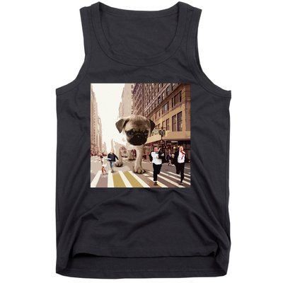 PUGZILLA Funny Pug For Dog Lovers To Halloween Tank Top