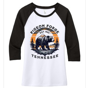 Pigeon Forge Women's Tri-Blend 3/4-Sleeve Raglan Shirt