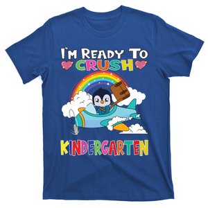 Penguin Flying Plane Im Ready To Crush Kindergarten Gift T-Shirt